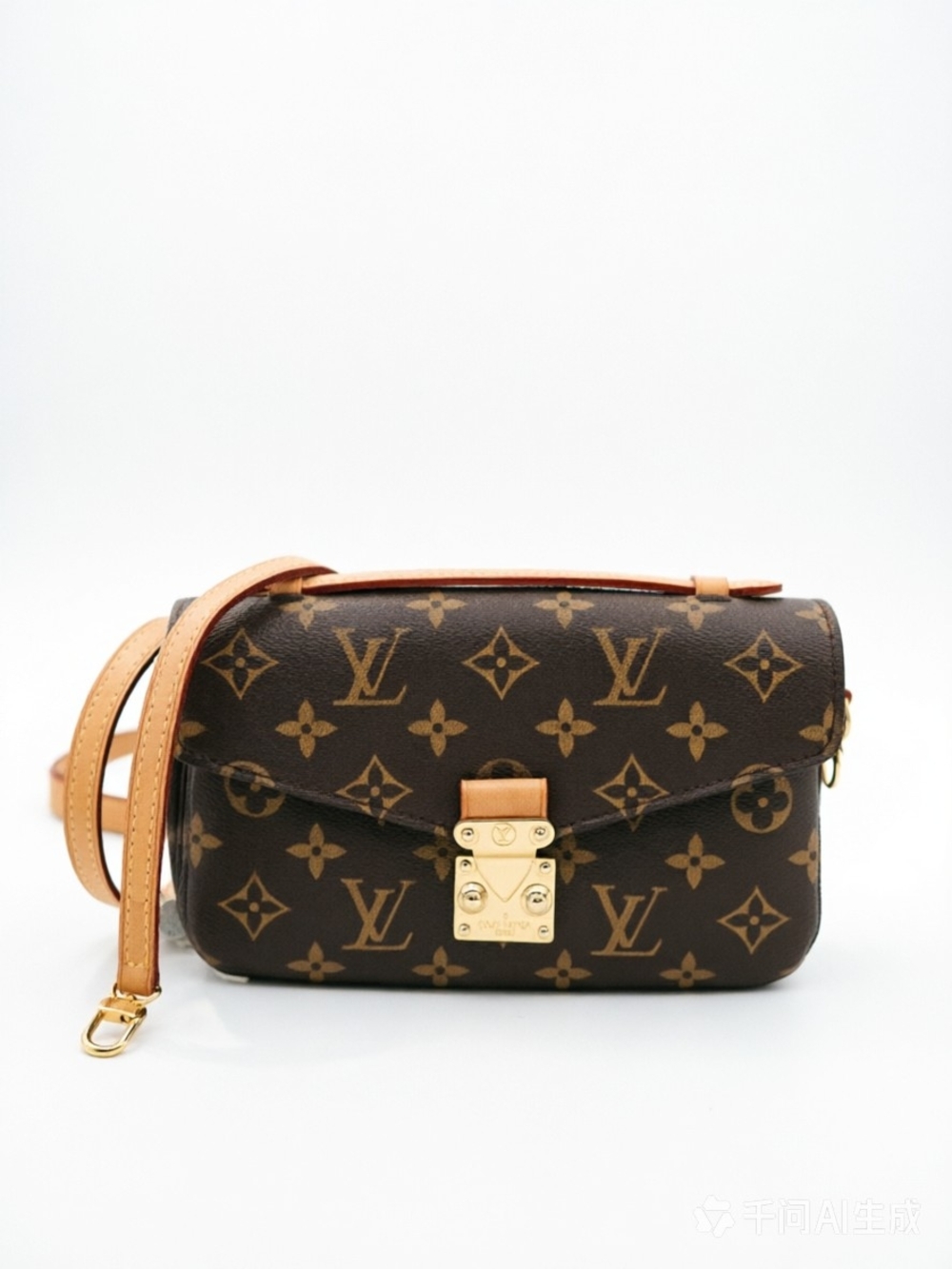 Louis Vuitton Monogram Pochette Metis Crossbody Bag in Brown